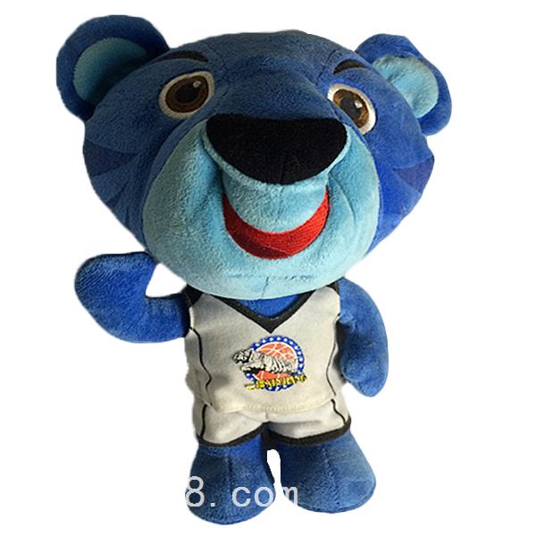 毛絨玩具廠-吉祥物公仔定制-老虎毛絨玩偶